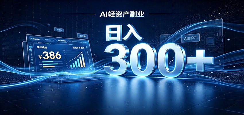 2026 AI轻资产风口，Token中转站小白可入局，日入300+-朽念云创