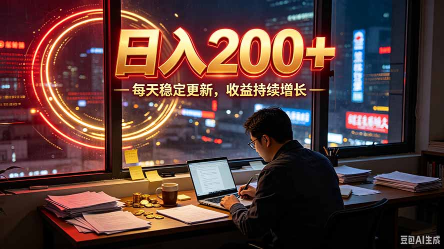 番茄达人变现新玩法，全自动运行 每日300+-朽念云创