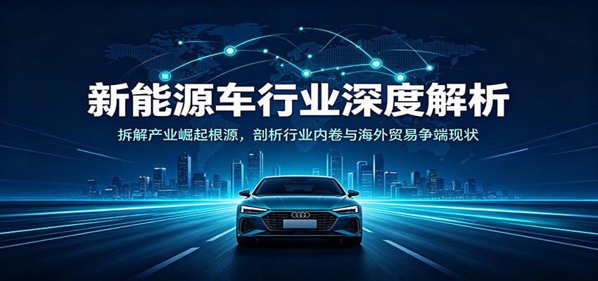 新能源车行业深度解析：拆解产业崛起根源，剖析行业内卷与海外贸易争端现状-朽念云创