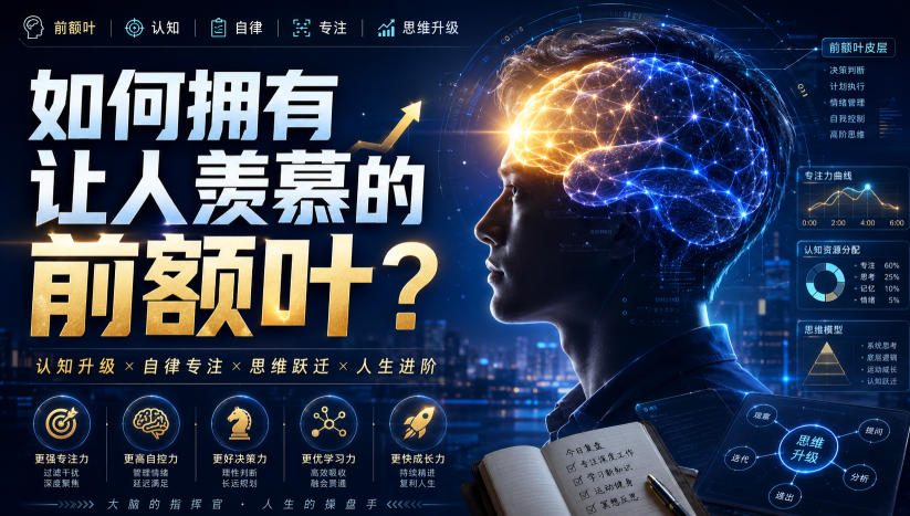 付费文：如何拥有让人羡慕的前额叶？-朽念云创