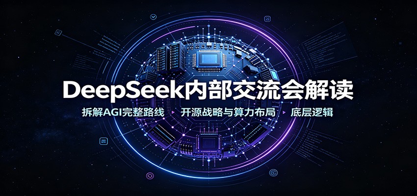 DeepSeek内部交流会解读：拆解AGI完整路线，开源战略与算力布局底层逻辑-朽念云创