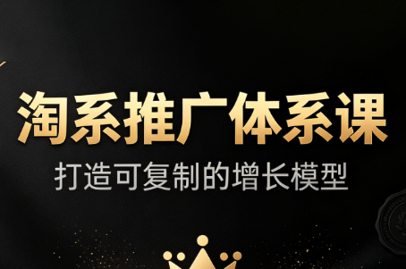 大山·淘系推广体系课-朽念云创
