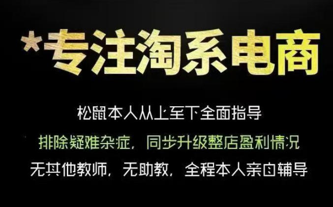 松鼠会电商VIP课程，从基础布局到高阶优化，助你掌握淘宝运营逻辑，提升店铺流量与转化(更新0823)-朽念云创