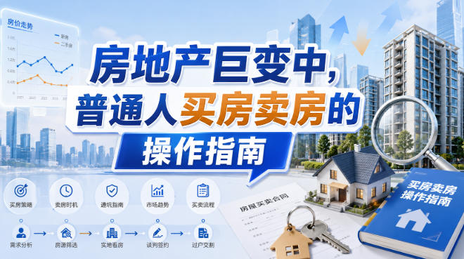 付费文章：房地产巨变中，普通人买房卖房的操作指南【上篇+下篇】-朽念云创