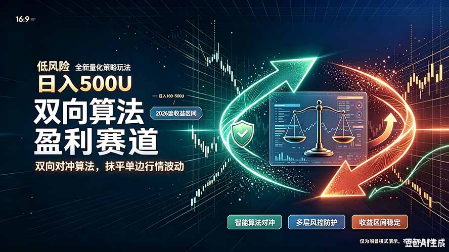 算法对冲/EA量化，日入500刀，躺着赚钱！你把它当做“自动提款机”，它把你就爆了-朽念云创