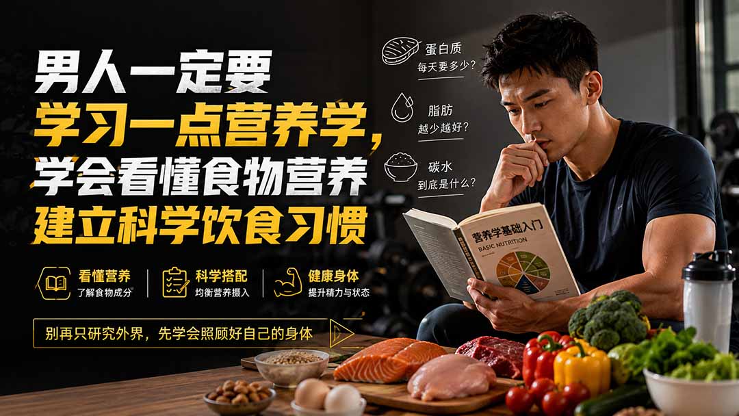 付费文章：男人一定要学习一点营养学，学会看懂食物营养建立科学饮食习惯-朽念云创