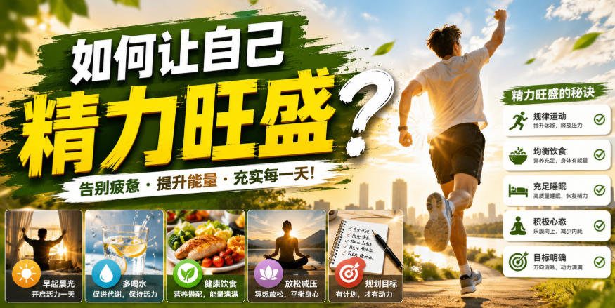 付费文章：如何让自己精力旺盛？-朽念云创