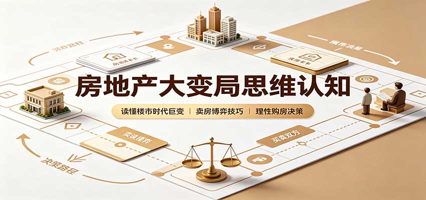 房地产大变局思维认知：读懂楼市时代巨变，卖房博弈技巧，理性购房决策-朽念云创