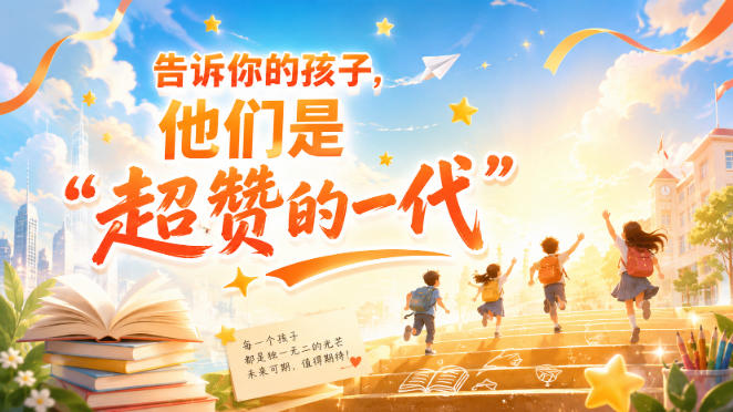 某付费社群专属文章：告诉你的孩子，他们是“超赞的一代”。-朽念云创