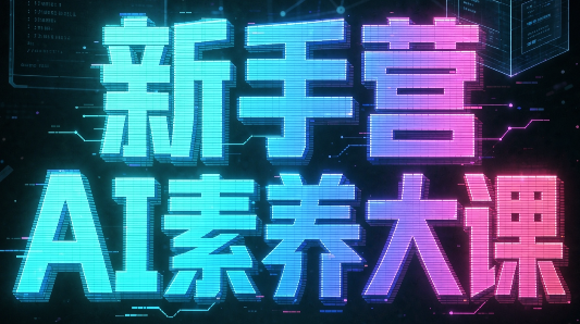 破局俱乐部·破局行动新手营AI素养大课-朽念云创