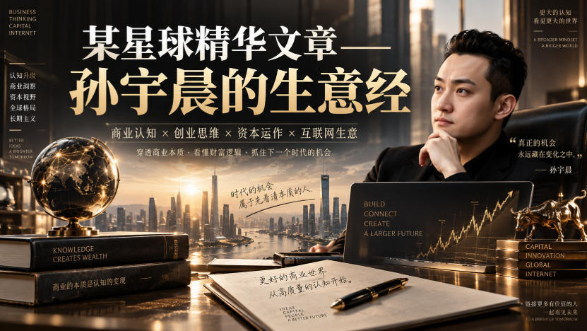 某星球精华文章——孙宇晨的生意经-朽念云创