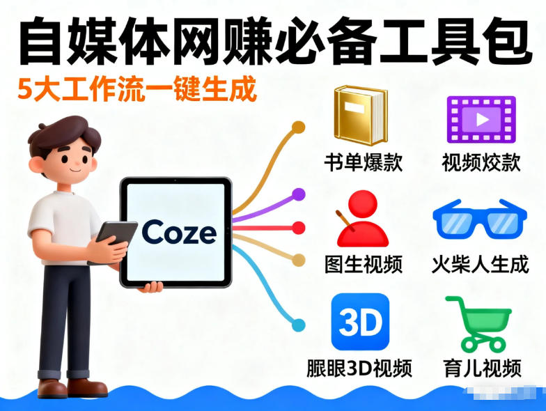 Coze工作流合集，内容一共100份左右，内容丰富，可以提供工作效率-朽念云创