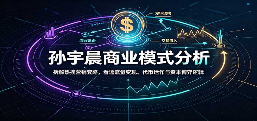 孙宇晨商业模式分析：拆解热搜营销套路，看透流量变现、代币运作与资本博弈逻辑-朽念云创