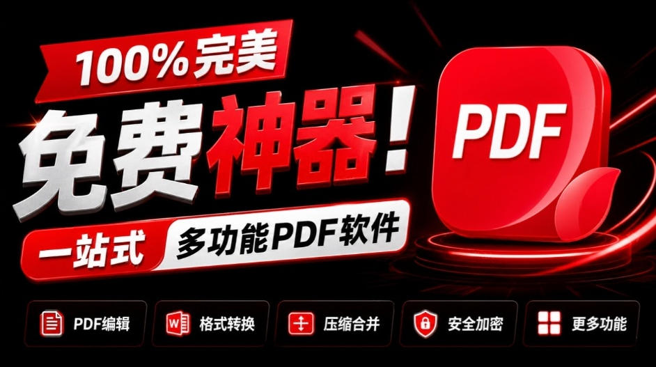 100%完美免费神器！一站式多功能PDF软件，支持PDF格式转换压缩编辑等，简约无广告，太Nice了JOPDF-朽念云创