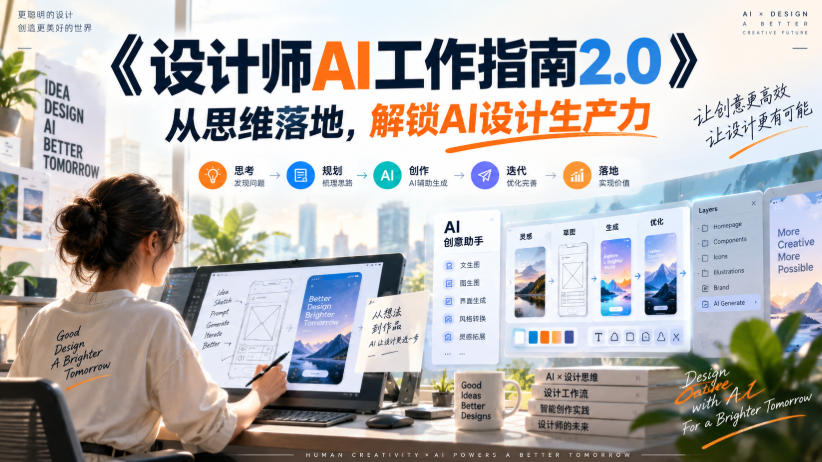 《设计师AI工作指南2.0》从思维落地-无水印，解锁AI设计生产力-朽念云创
