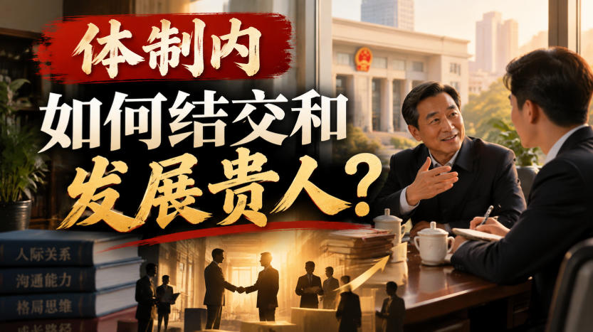 某公众号付费文章：体制内，如何结交和发展贵人?-朽念云创