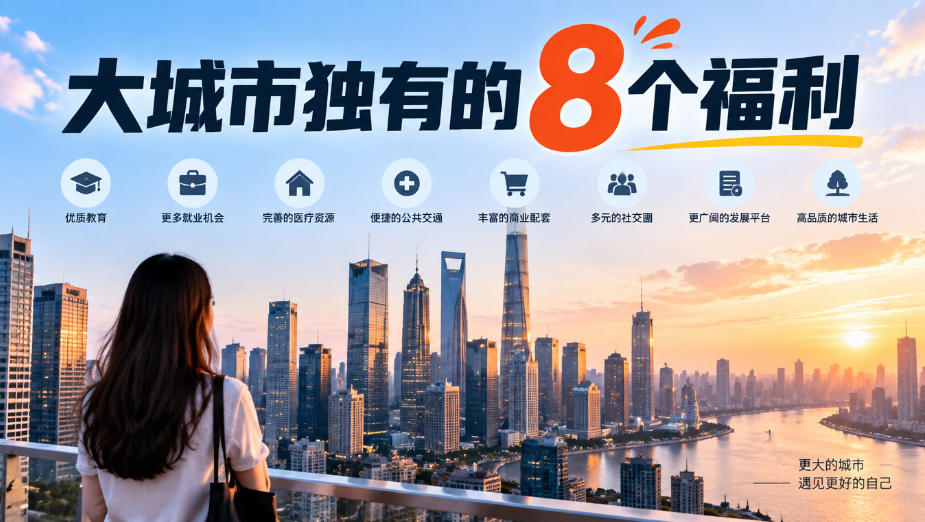 某公众号付费文章:大城市独有的8个福利-朽念云创