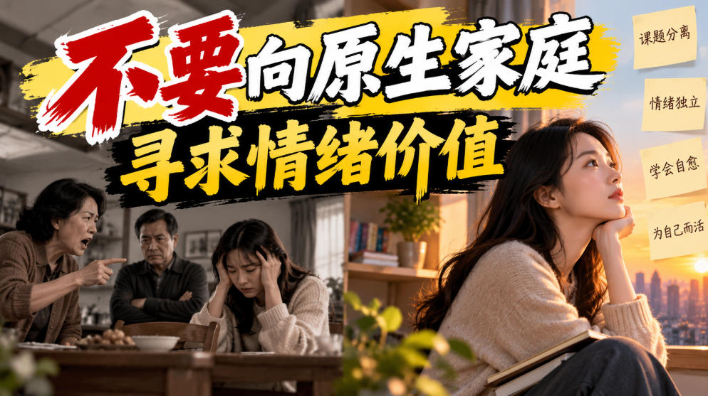 某公众号付费文章:不要向原生家庭寻求情绪价值-朽念云创