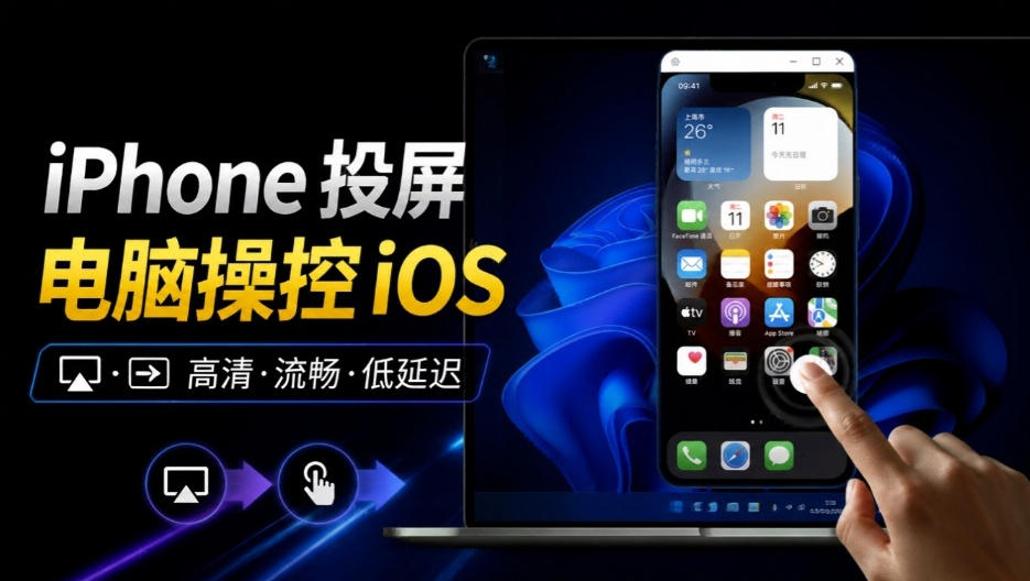 iPhone投屏到Windows电脑，还支持操控IOS系统，多台设备能同时上屏，有点意思iPhoneMirror-朽念云创