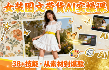 女装图文带货的AI实操课-朽念云创