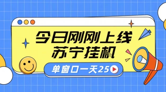 苏宁全自动采集挂G项目 稳定可批量 单窗口收益30+ 附教程【揭秘】-朽念云创