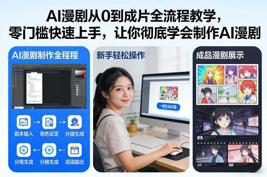 AI漫剧从0到成片全流程教学，零门槛快速上手，让你彻底学会制作AI漫剧【保姆级教程】-朽念云创