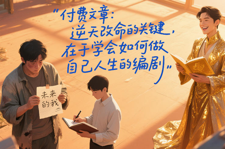 付费文章：逆天改命的关键，在于学会如何做自己人生的编剧-朽念云创