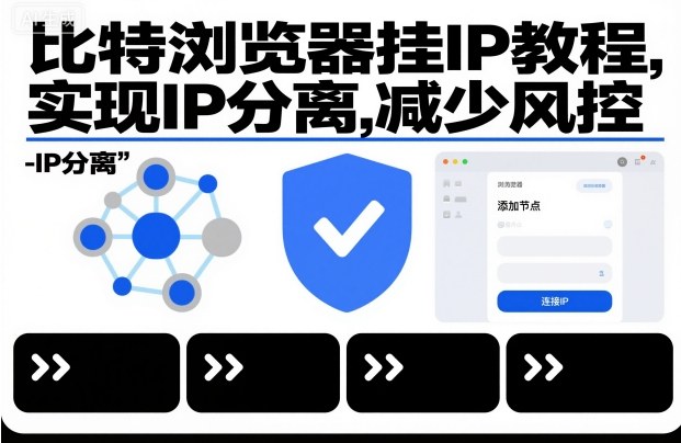比特浏览器挂IP教程，实现IP分离，减少风控-朽念云创