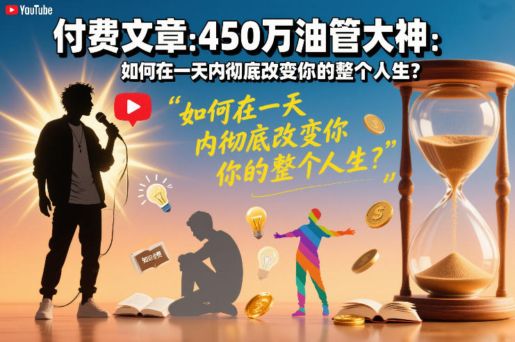 付费文章：450万油管大神：如何在一天内彻底改变你的整个人生？-朽念云创