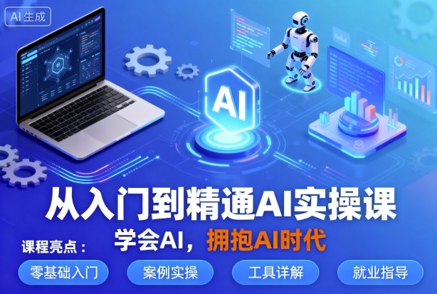 从入门到精通AI实操课，学会AI，拥抱AI时代-朽念云创