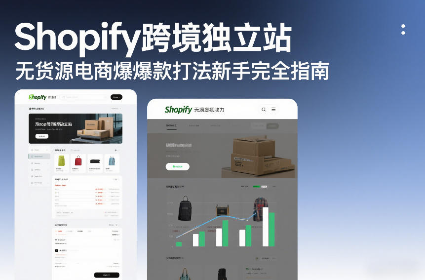 Shopify跨境独立站无货源电商爆款打法新手完全指南-朽念云创