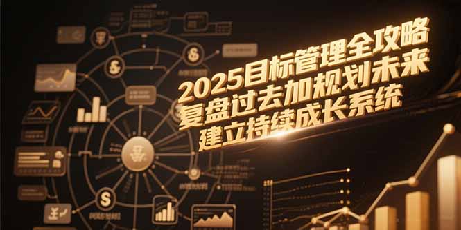 2025目标管理全攻略,复盘过去加规划未来,建立持续成长系统-朽念云创