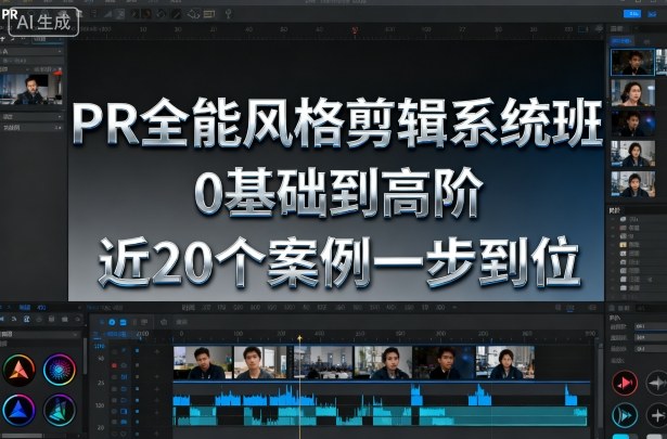 PR全能风格剪辑系统班，0基础到高阶，近20个案例一步到位-朽念云创