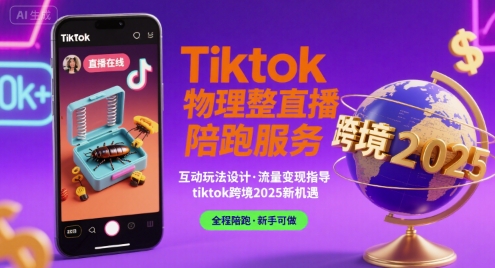 Tiktok物理整蛊直播陪跑服务-tiktok跨境2025-朽念云创