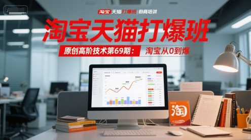 淘宝天猫打爆班原创高阶技术第69期：淘宝从0到爆-朽念云创