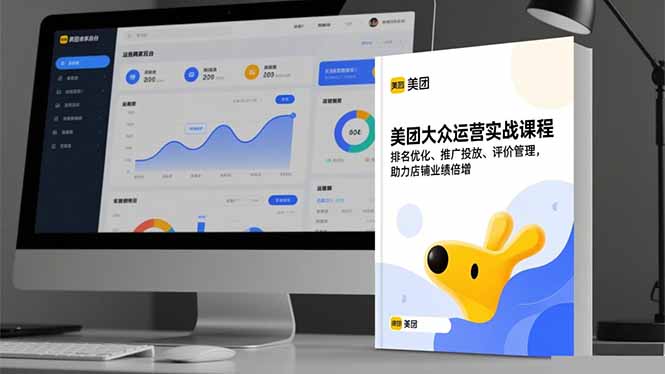 美团大众运营实战课程，排名优化、推广投放、评价管理，助力店铺业绩倍增-朽念云创