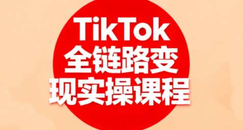 小杨老师·TikTok全链路变现实操课程-朽念云创