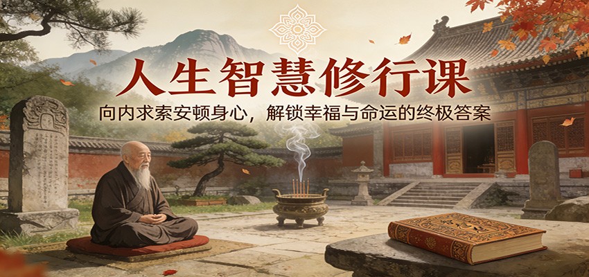 人生智慧修行课：向内求索安顿身心，解锁幸福与命运的终极答案-朽念云创