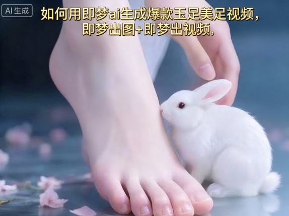 如何用即梦ai生成爆款玉足美足视频，即梦出图+即梦出视频，快速涨粉-朽念云创