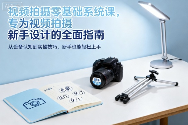 视频拍摄零基础系统课，专为视频拍摄新手设计的全面指南-朽念云创