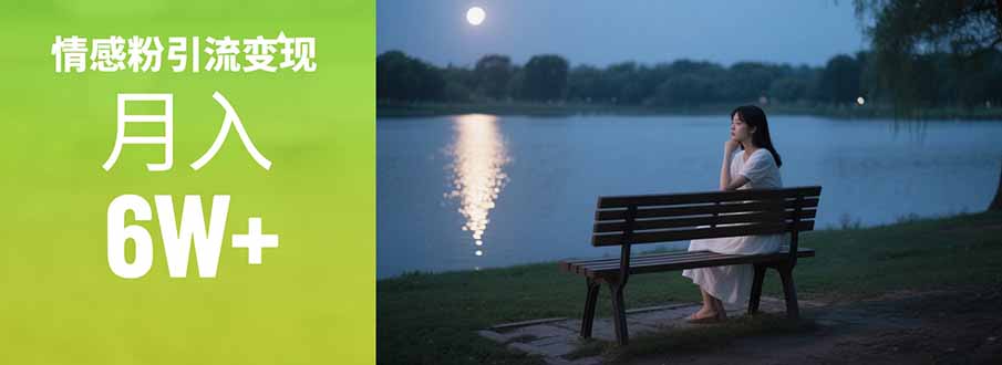 情感粉引流变现实操课：单月变现6w+，情感粉引流变现实操课-朽念云创