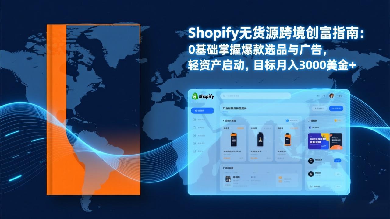 Shopify爆款打法实战：从选品到广告投放，复制爆款模型，驱动独立站月销售额破万刀-朽念云创