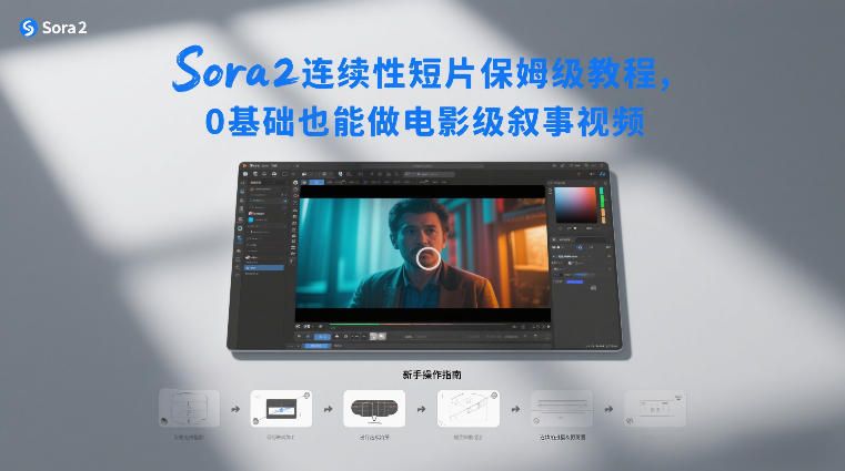 Sora2连续性短片保姆级教程，0基础也能做电影级叙事视频-朽念云创