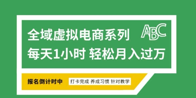 全域虚拟电商变现系列，通过平台出售虚拟电商产品从而获利-朽念云创