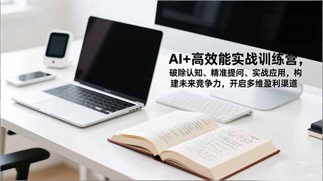 AI+高效能实战训练营，破除认知、精准提问、实战应用，构建未来竞争力，开启多维盈利渠道-朽念云创
