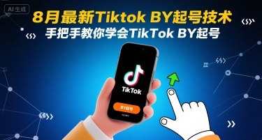 8月最新Tiktok搬运起号技术,手把手教你学会TikTok搬运起号-朽念云创