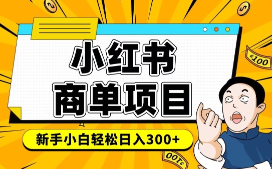 小红书千粉商单，稳定快速变现项目，实现月入6-8k并不是很难-朽念云创