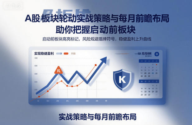 A股板块轮动实战策略与每月前瞻布局，助你把握启动前板块，规避风险，实现稳健盈利-朽念云创