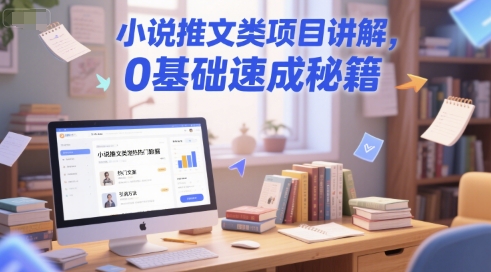 小说推文类项目讲解，0 基础速成秘籍-朽念云创