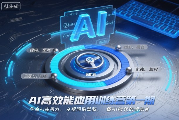 AI高效能应用训练营第一期，学会AI应用力，从提问到驾驭，做AI时代的领航者-朽念云创